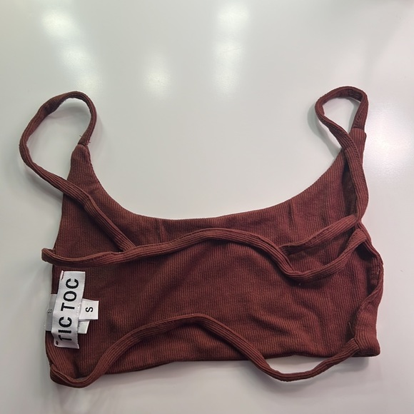 Cropped brown top - Picture 2 of 2